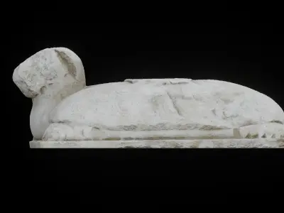 Tortoise statue of turtle 3D model