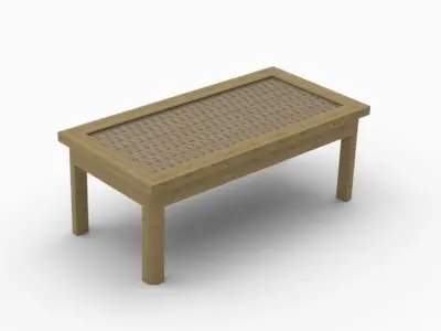 TABLE TOP- WOVEN PATTERN 3D model