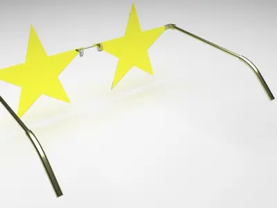 Star Sunglasses 3D model