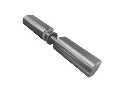 HINGE stainless steel rod 3D model