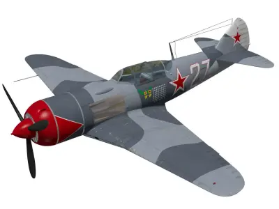 Lavochkin La-7 3D model
