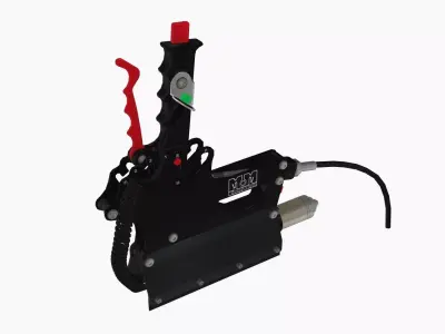 MM Billet 3 Speed complete shifter Low-poly 3D model