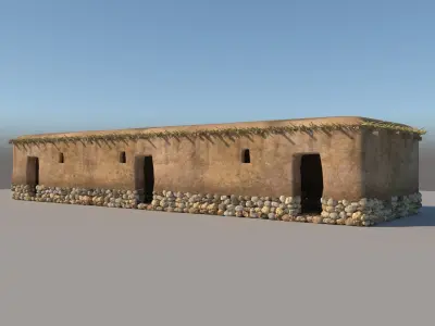 Neolithic structure 3D model