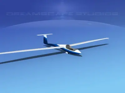 Centrair C-101 Pegase V09 Low-poly 3D model