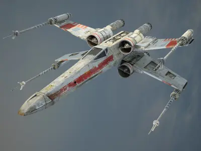 Ultimate Game Ready Star Wars Vehicles Collection Low-poly 3D model