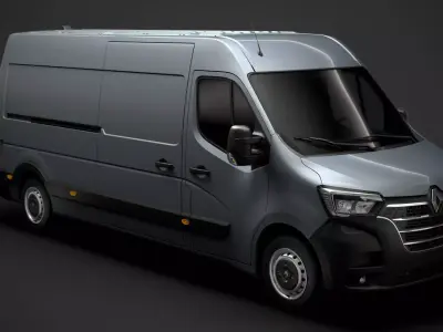 Renault Master L3H2 Van 2020 3D model