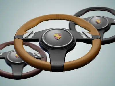 Steering Wheel  Free 3D model