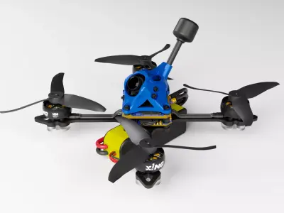 MultiGP 3-Inch 3S Micro Toothpick Racing Drone 3D model