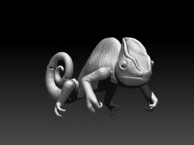 Camaleon articulado 3D print model