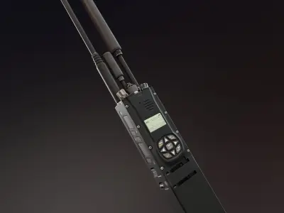 AN PRC148F Tactical Radio Low-poly 3D model