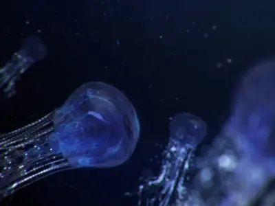 Jellyfish Animated 3D model