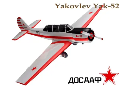 Yakovlev Yak-52  3D model