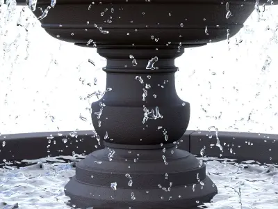 Campania - Caterina Fountain in Basin 3D model