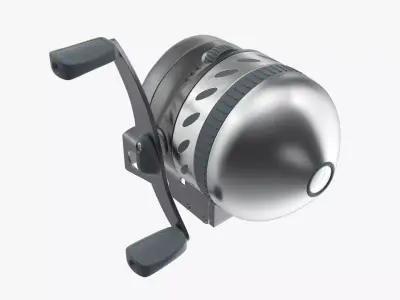 Spinning reel for bowfishing  3D model