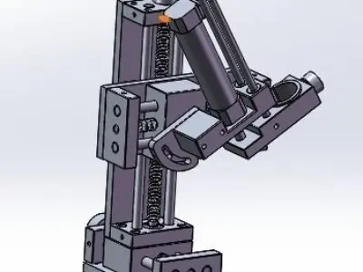 four axis with platform 3D model