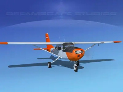 Cessna T-41 Mescalero Royal Netherlands 3D model