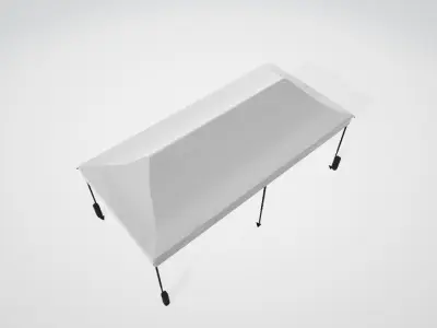 Instant Easy Set-up Canopy Tent Low-poly 3D model