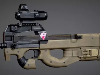 Submission gun 3d model1 3D model