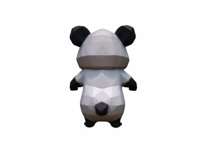 3d Render Giant Panda Bear 3D model