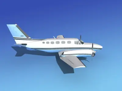 Cessna 441 Conquest II V14 3D model