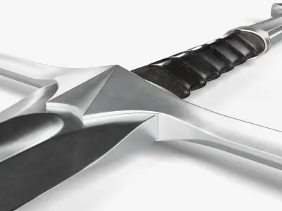 Collection medieval swords 01-05 plus old textures and sheaths 3D model