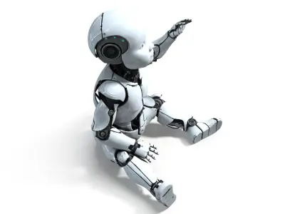 Newtron Robot Child 3D model