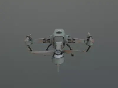 destroyed VTOL 3D model purchase