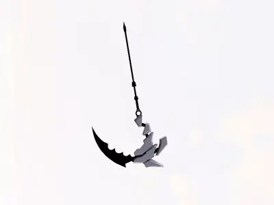sci-fi scythe  3D model