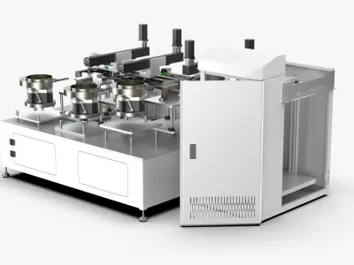 Automatic Substrate Plug-in Production Line 3D model