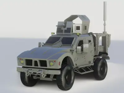 Oshkosh M-ATV Military Jeep 3D Print Model 3D print model