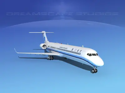 Comac ARJ21-900 Xiamen Airlines  3D model