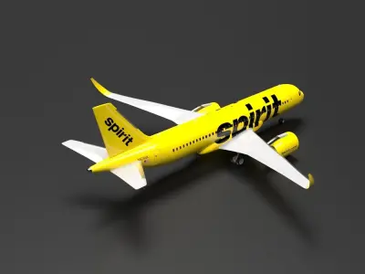 Airbus A320 NEO Spirit Livery 3D model