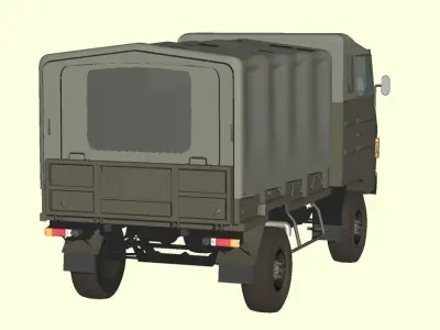 Japan Ground Self-Defense Force Type73 medium-duty trucks 3D model