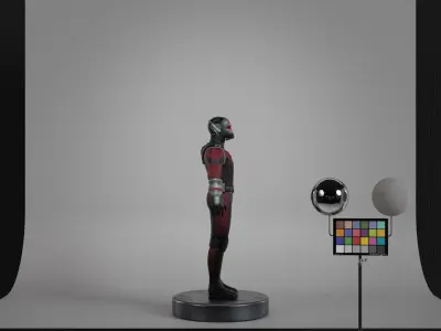 Ant-Man Low-poly 3D model