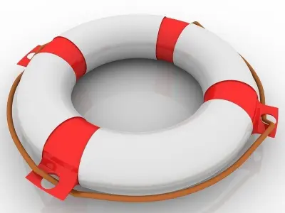 Lifebuoy life preserver 3D model