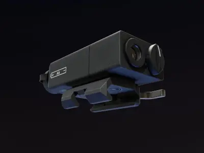 OTAL C IR Offset Aiming Laser Low-poly 3D model
