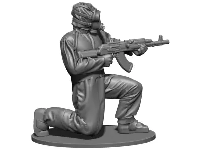 Hazmat suit 8 3D print model