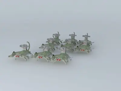 scorpian force Free 3D model