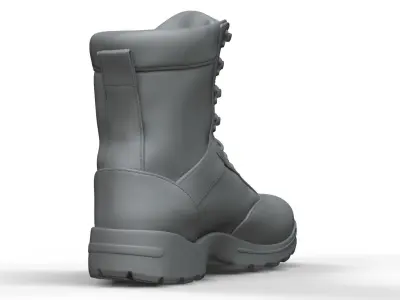 Military Boots 3D model