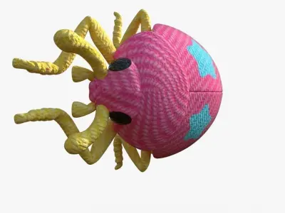 Brave Ladybug Free low-poly 3D model