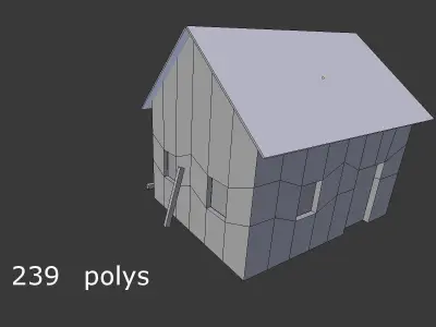 old house 2 Free low-poly 3D model