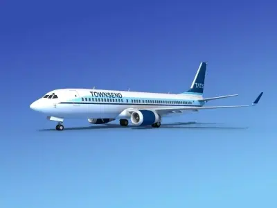 Boeing 737-800 Townsend 3D model