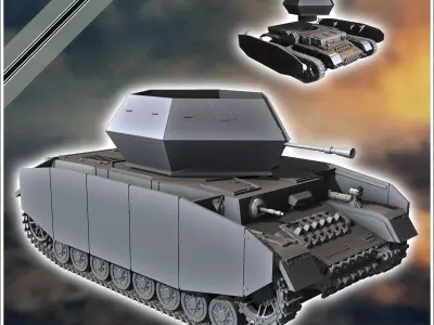 Flakpanzer IV AA Ostwind - miniatures tabletop scenery 3D print model