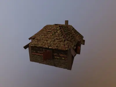 MEDIEVAL HOUSE 1 - LEVEL 1 by RogueFilmProductions 3D model