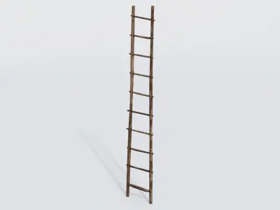 Ladder 01 Low-poly 3D model