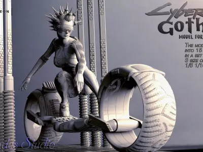 Cyber Gothic 3D print model