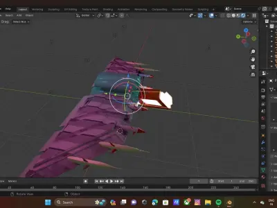 airoplane Low-poly 3D model