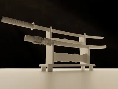 High-Quality Katana 3D Model 3D model