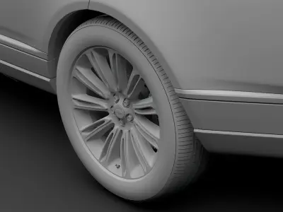 Range Rover Autobiography 2018 wheel 3D model