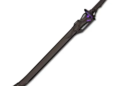 Void Sword Low-poly 3D model